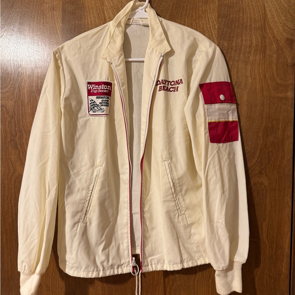 American Vintage Cream and Red Jacket